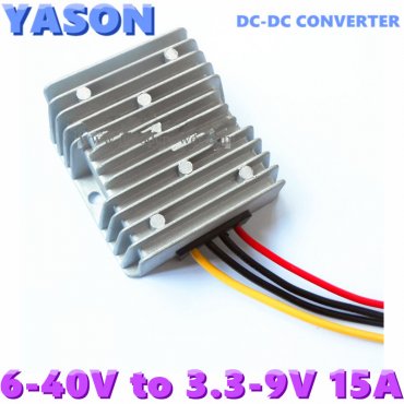 DC-DC converters DC12V/24V to DC(3.3-9V) 15A (50W-135W)