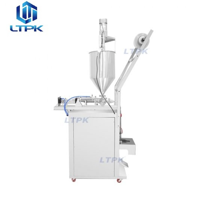 Mixing hopper paste cream sauce ketchup bag packing machine