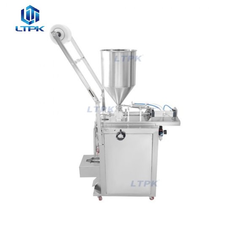  3 sides seal sauce ketchup cream sachet bag packing machine 